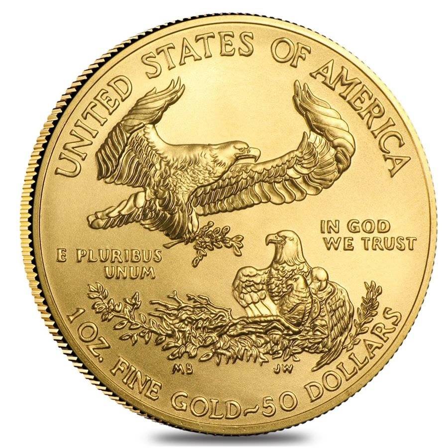 2020 1 oz Gold American Eagle $50 Coin BU 
